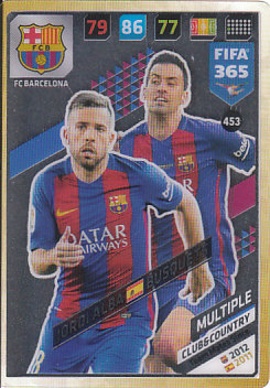 Jordi Alba / Sergio Busquets FC Barcelona 2018 FIFA 365 Club&Country #453